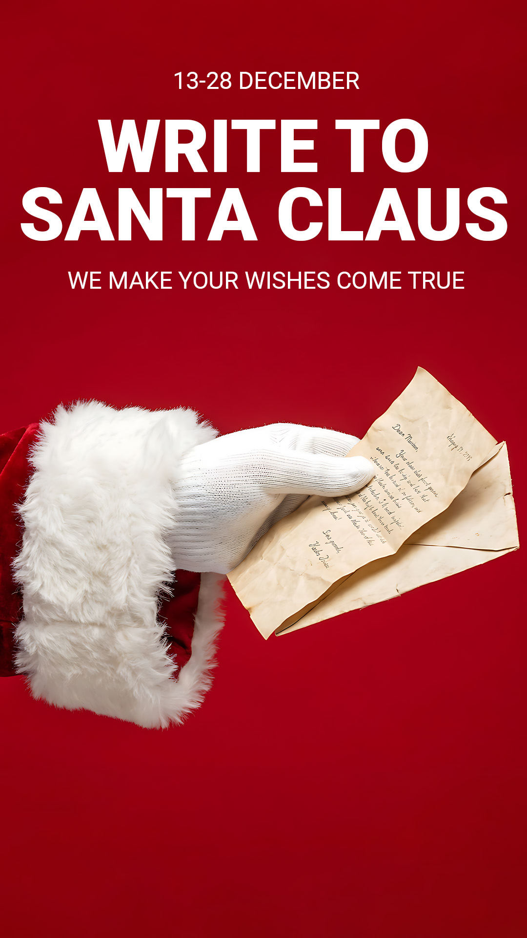 Letter to Santa – East Gate Mall Sends Your Wishes!